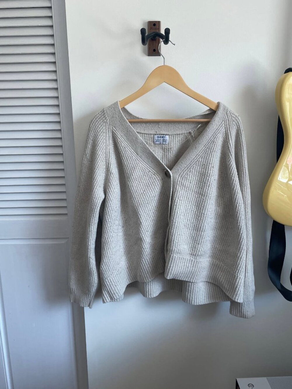 Old Navy Cream Button Down Cardigan